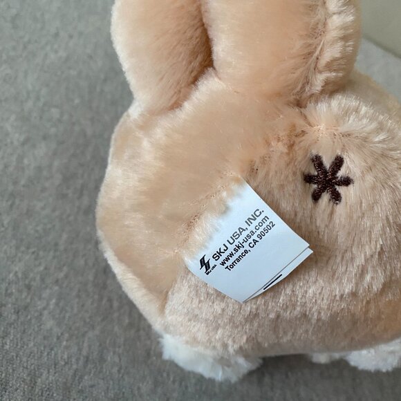 NWOT SKJ USA INC Mochishiba Shiba Inu Dog Pink Bib Japan 7" 2018 - Picture 8 of 10